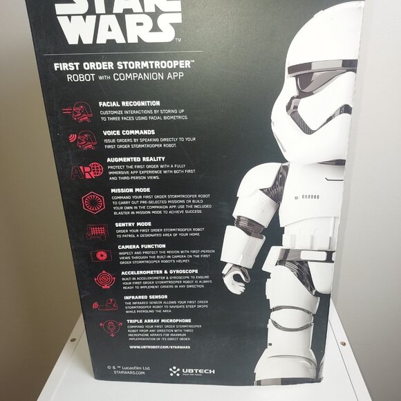 UBTECH Star Wars First Order Stormtrooper Robot with Companion App. - Picture 5 of 7